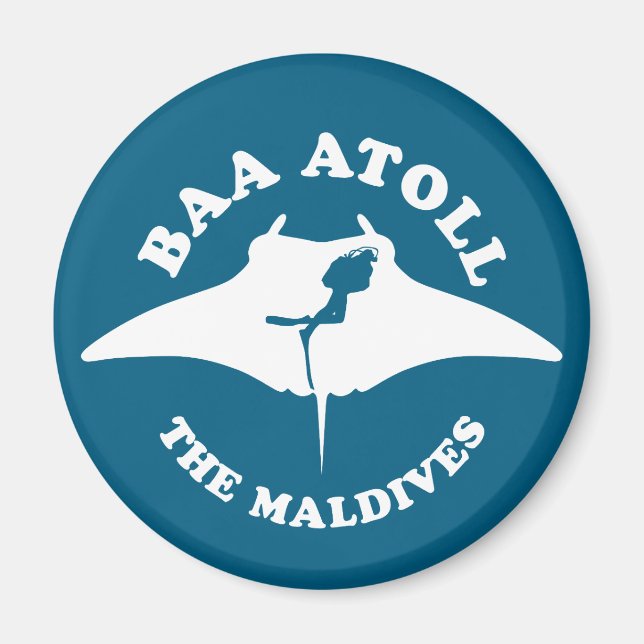 Imán Buceo en el atolón de Baa (Frente)