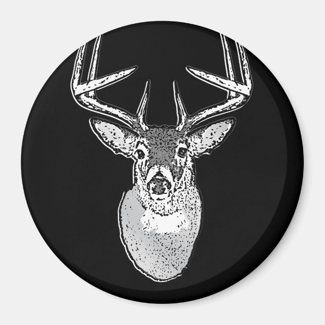 Imán Buck on Black White Tail Deer classic (Frente)