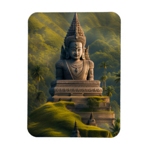 Imán Buda de las montañas de Indonesia