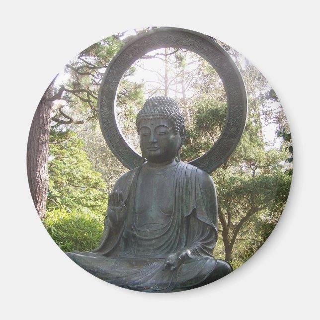 Imán Buda en el Tea Garden japonés (Frente)
