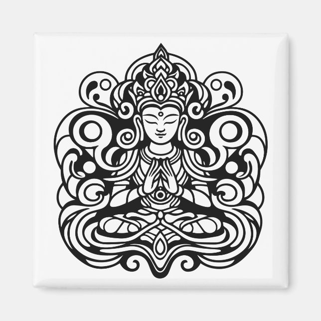 Imán Buda en paz (Frente)