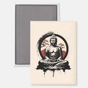 Imán Buda japonés Zen