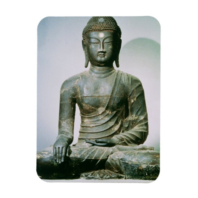 Imán Buda Sakyamuni sentado de Ch'ungung-ni (hierro) (Vertical)