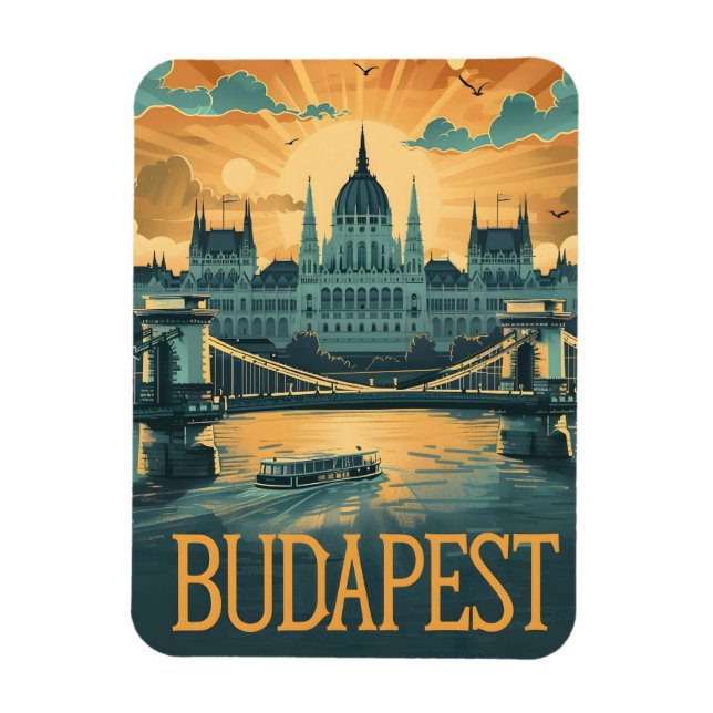Imán Budapest Art (Vertical)