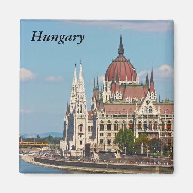Imán Budapest, el edificio del Parlamento, Hungría (Frente)
