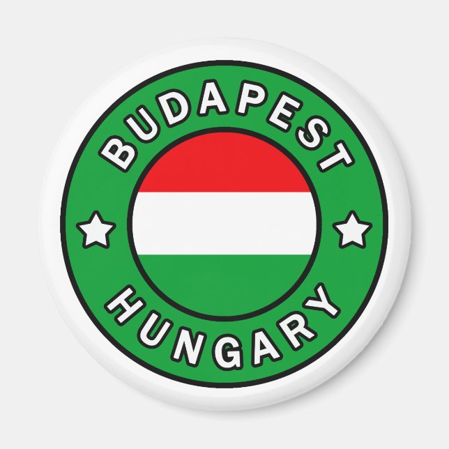 Imán Budapest Hungría (Frente)