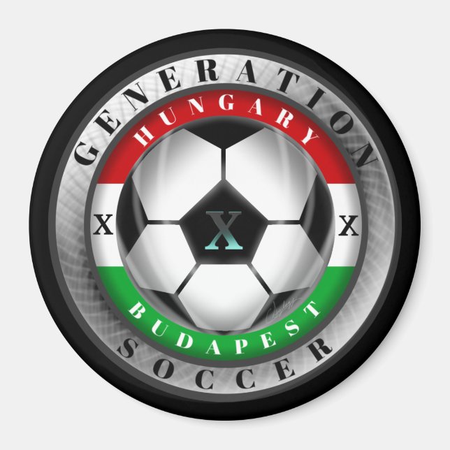 Imán Budapest Hungría Generación X (Frente)