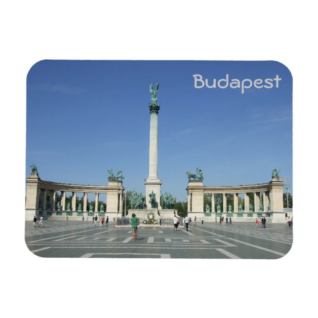 Imán Budapest - Plaza de los héroes (Horizontal)