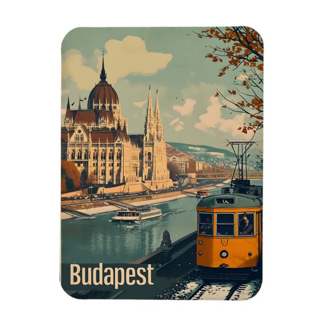 Imán Budapest vintage (Vertical)