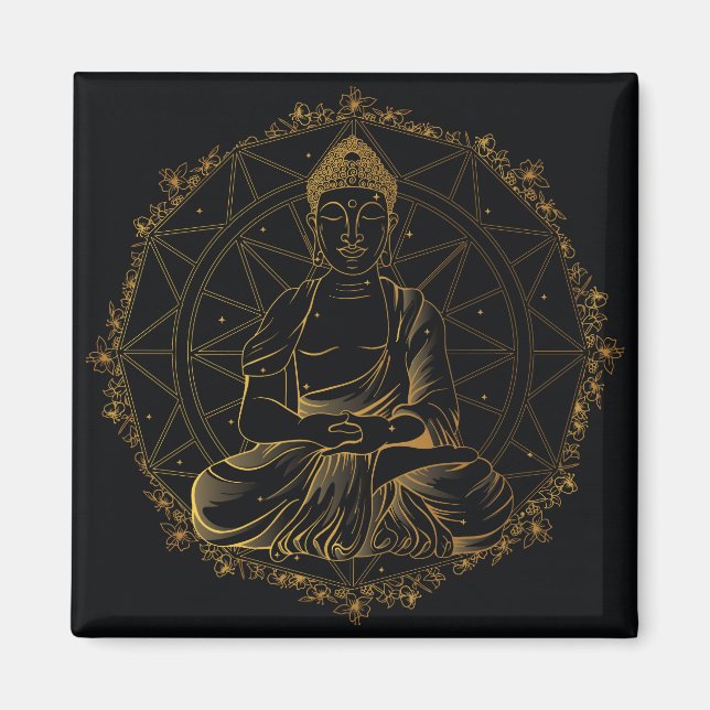 Imán Buddha Mandala (Frente)