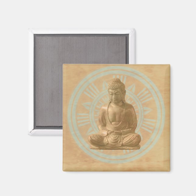 Imán Buddha Mandala (Anverso/Reverso)
