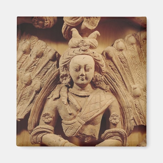 Imán Buddha Sakyamuni, de los siglos VI-VII de Tumshuq (Frente)