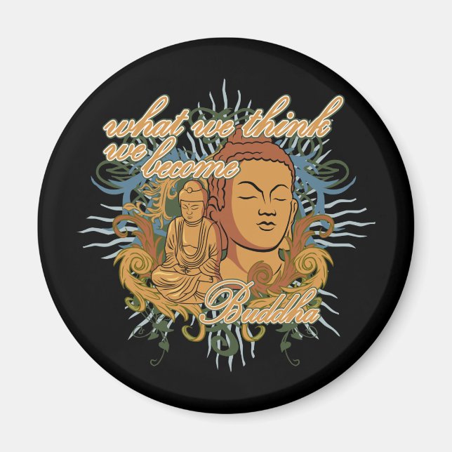 Imán Buddha se convierte en cita (Frente)