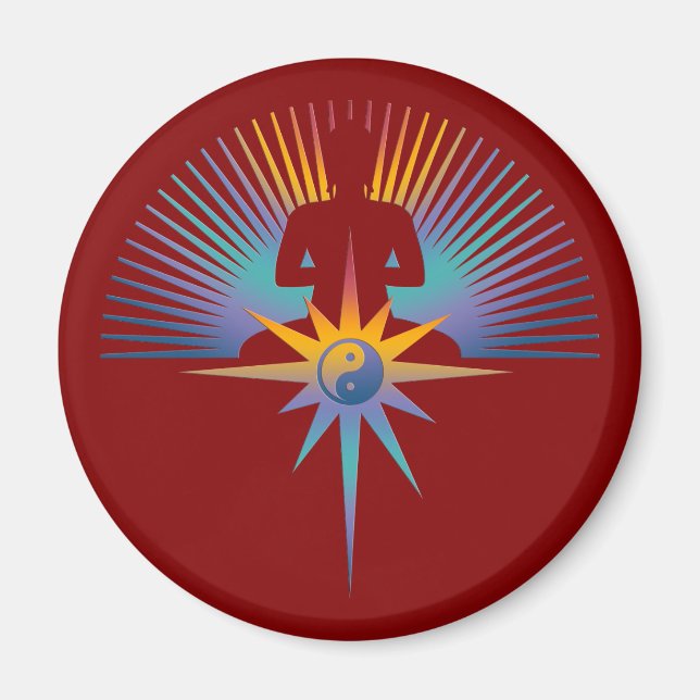 Imán Buddha Star 3D (Frente)