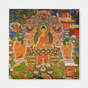 Imán Buddhism budista de Buda que bendice al bohemio de
