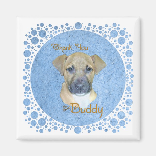 Imán Buddy Blue (Frente)