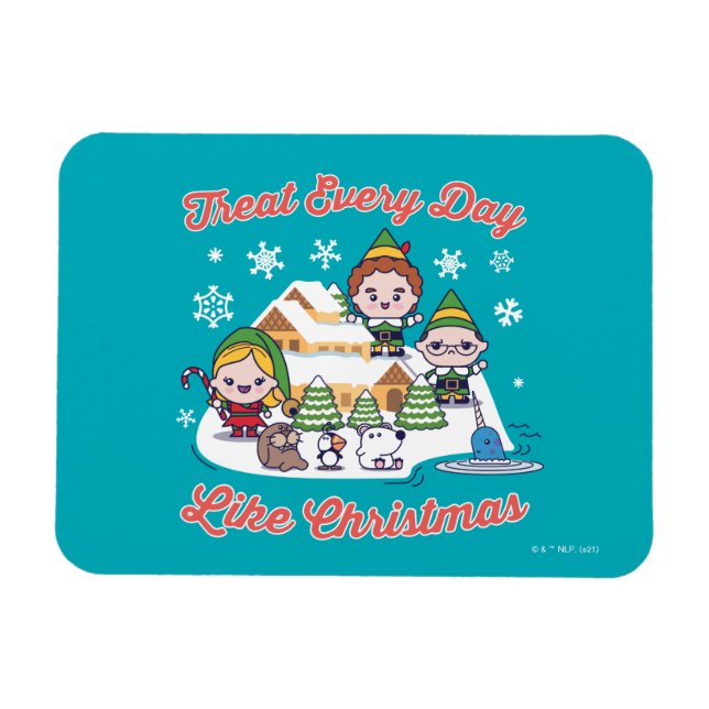 Imán Buddy the Elf Chibi Graphic (Horizontal)