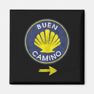 Imán Buen Camino Shell El Camino De Santiago De Compost