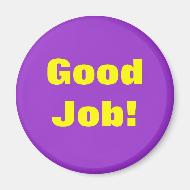 Imán Buen trabajo Magmet MM12 (Frente)