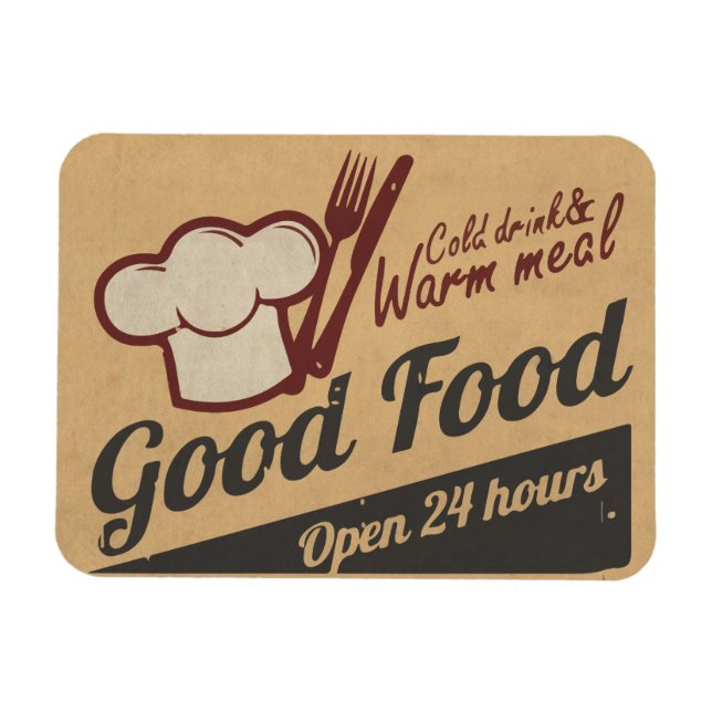 Imán Buena comida (Horizontal)