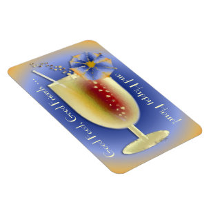 Imán Buena comida, buenos amigos (personalizar)