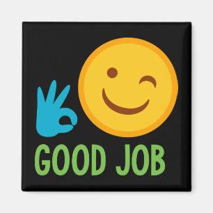 Imán Buena emoji del trabajo