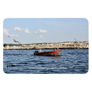 Imán Buena Pesca En El Lago Vermilion