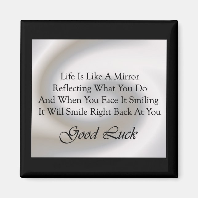 Imán Buena suerte verso (Frente)