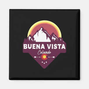 Imán Buena Vista Colorado Co Montañas Rocosas Senderism