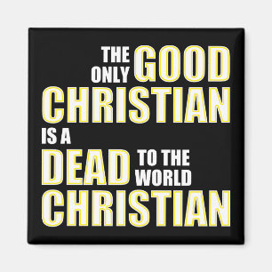 Imán Buenas citas cristianas muertas para el mundo