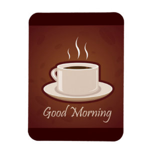 IMÁN BUENAS MAÑANAS CAFÉ MARRÓN BEBE CAPPUCCINO MOCH