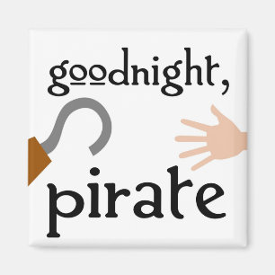 Imán buenas noches pirata