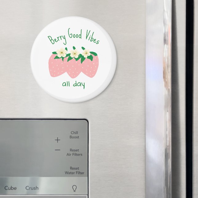 Imán Buenas Vibraciones a Base de Frutas Todo el Día (In situ (nevera))