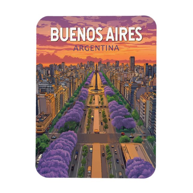 Imán Buenos Aires Argentina Viaje de arte (Vertical)