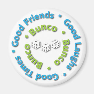 Imán buenos amigos de bunco