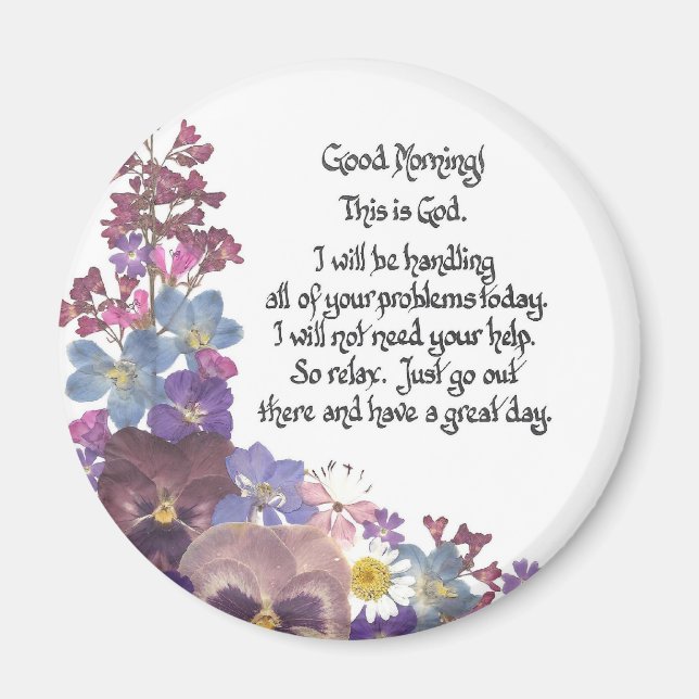 Imán Buenos días (Frente)