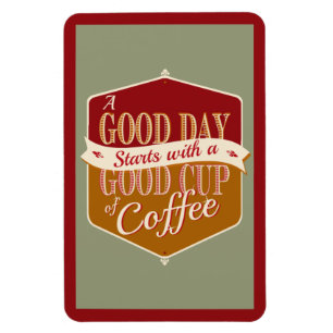 Imán Buenos días, buen café