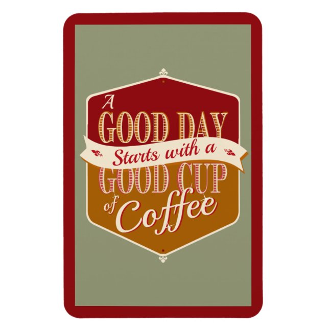 Imán Buenos días, buen café (Vertical)