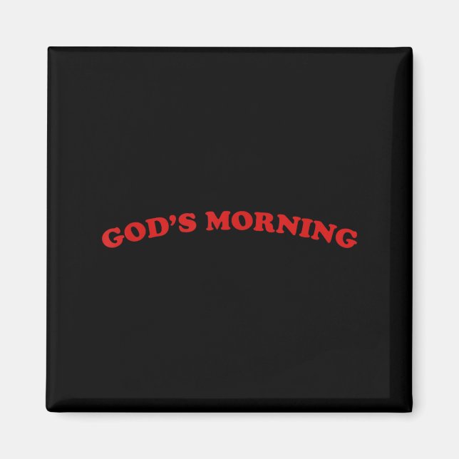 Imán Buenos días dios religioso (Frente)