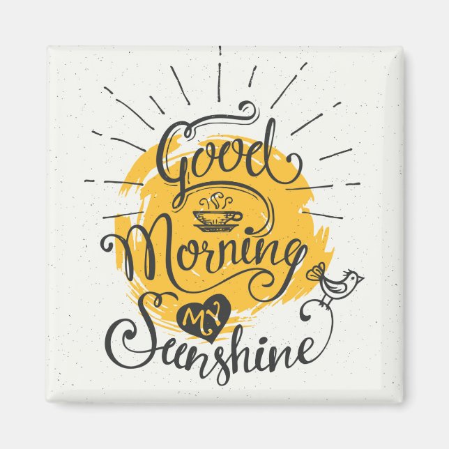 Imán Buenos días mi sol (Frente)