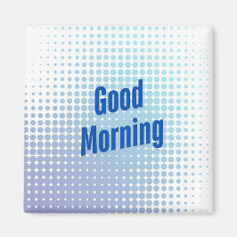Imán Buenos Días Puntos Azules