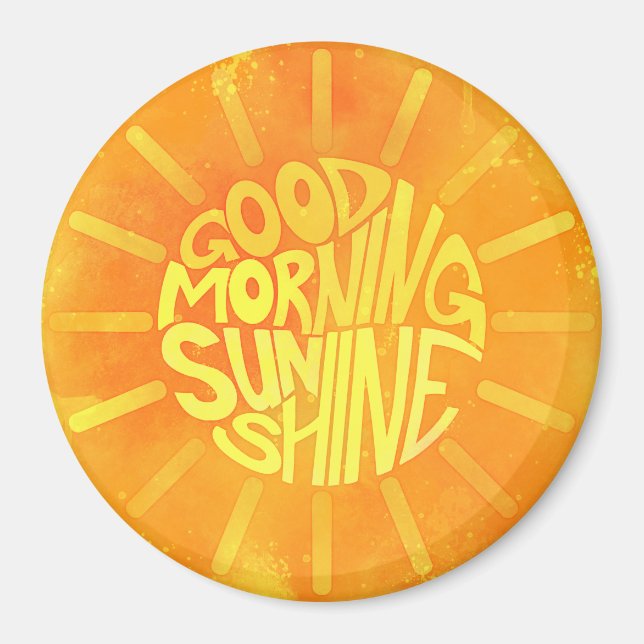 Imán Buenos Días, Sunshine! (Frente)