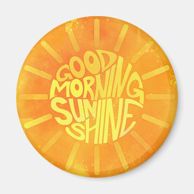 Imán Buenos Días, Sunshine! (Frente)