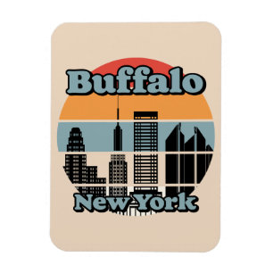 Imán Búfalo de época Nueva York