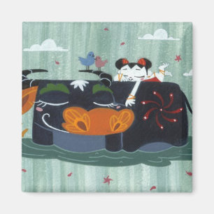 Imán Búfalo de primavera