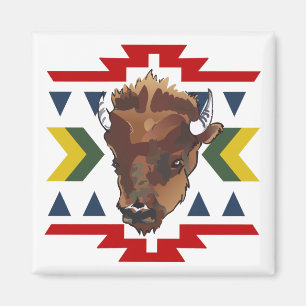 Imán Búfalo nativo americano