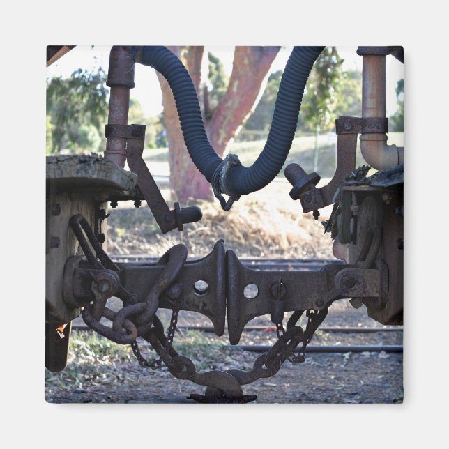 Imán Búferes ferroviarios antiguos (Frente)