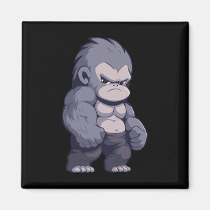 Imán Buff Alpha Silverback Gorilla Ape Diseño Bote Go