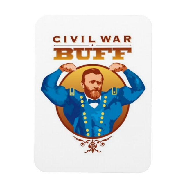Imán Buff de la Guerra Civil - Grant Magnet (Vertical)