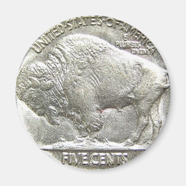 IMÁN BUFFALO NICKEL (Frente)